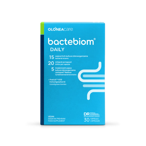 Bactebiom Daily dodatak prehrani – kutija 30 kapsula, OLONEAcare