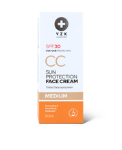 VZK Laboratory CC Sun tonirana zaštitna krema SPF 30 Medium, 50 ml