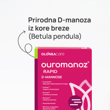 Ouromanoz® Rapid – D-manoza iz breze, brusnica i hibiskus, 14 vrećica
