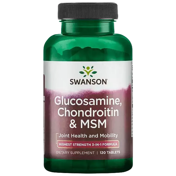 Glucosamine, Chondroitin & MSM (120 kapsula) - Swanson