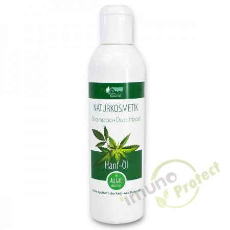 Šampon za kosu i tuširanje s prirodnim uljem konoplje 250ml, - Vom Pullach Hof - Vitashop