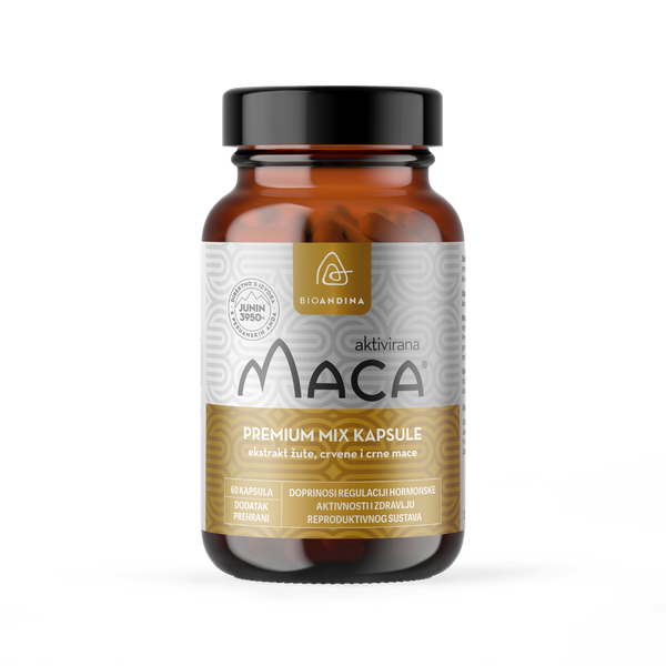 Bioandina Premium MIX aktivirana Maca- 60 kapsula - Vitashop