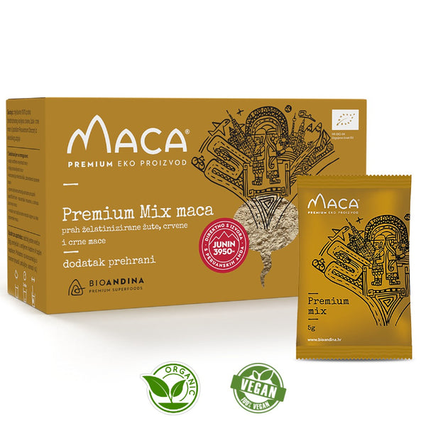 Bioandina Premium MIX Aktivirana Maca prah – 30x5g - Vitashop
