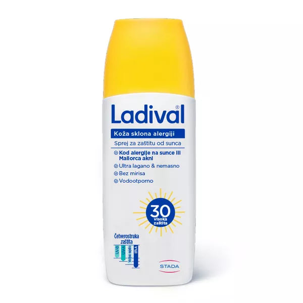 Ladival krema za sunčanje za alergije  30 sa četverostrukom zaštitiom 