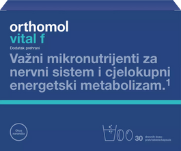Orthomol Vital F granule, tablete i kapsule – dnevna mikronutritivna kombinacija za žene