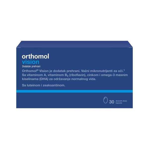 Orthomol Vision kapsule za oči, pakiranje 30 dnevnih doza