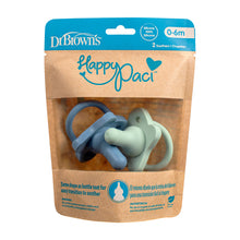 Dr. Brown’s HappyPaci dude varalice – 2 kom, silikonske, 0–6 mj. - Vitashop