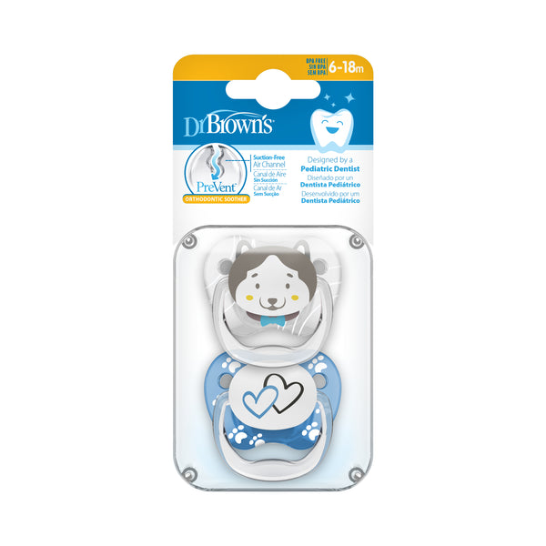 Dr. Brown's PreVent duda varalica 6-18 m siva-plava - Vitashop