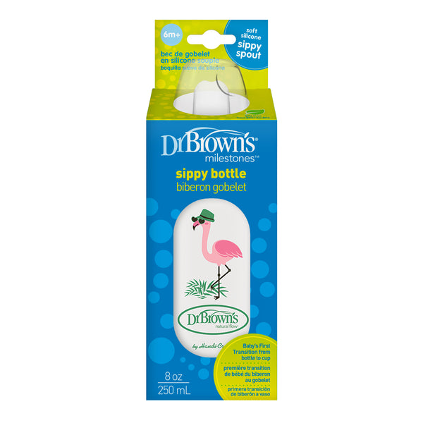 Dr. Brown's Options + polipropilenska Sippy bočica, 250 ml, usko grlo - Vitashop