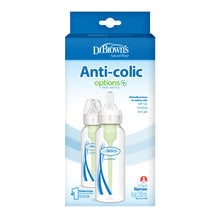 Dr. Brown’s bočice 250 ml – 2 kom, polipropilen, usko grlo - plava ili roza - Vitashop