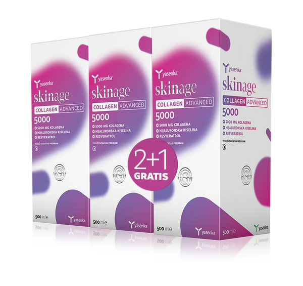 Trio paket skinage COLLAGEN ADVANCED 5000 2+1 gratis - Vitashop