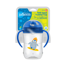 Dr. Brown's čaša za bebe 270 ml – mekani kljun, roza i plava - Vitashop