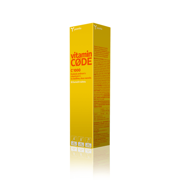 Vitamin CODE imuno C 1000 YASENKA - Vitashop