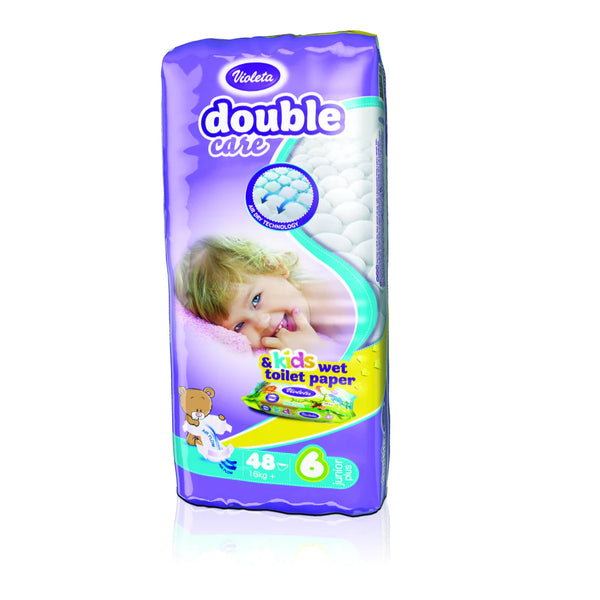 Violeta pelene DC AIR DRY JUNIOR PLUS-6 jumbo (16+ kg., 48 kom) + gratis vl.toal.papir - Vitashop