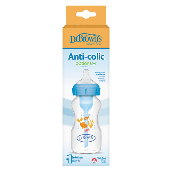 Dr. Brown’s bočica 270 ml – polipropilenska, široko grlo, zlatna ribica - Vitashop