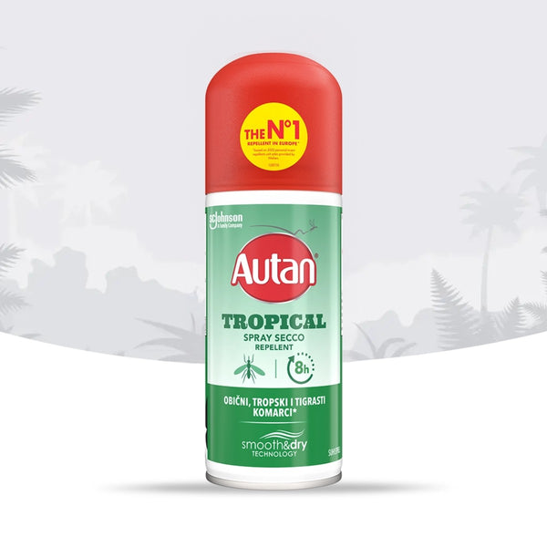 Autan Tropical Protection suhi sprej repelent protiv tigrastih i tropskih komaraca 100 ml