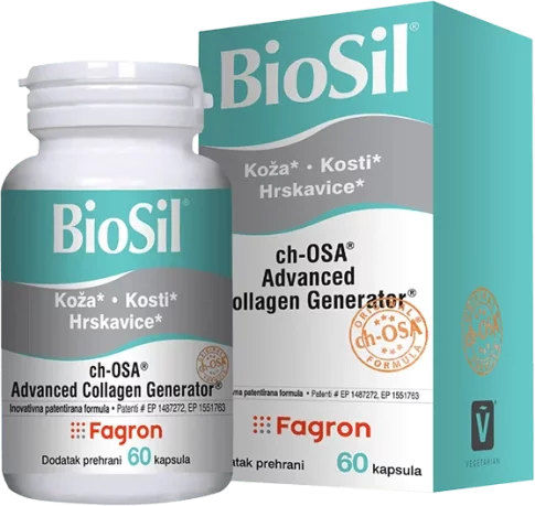 BioSil Kolagen i Vitamin C, 60 kapsula - Vitashop