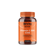 BiVits Activa Vitamin C 500 i Cink 60 tableta - Vitashop