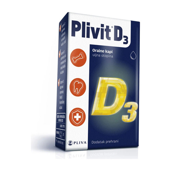 Plivit D3 oralne kapi, 5 ml – pakiranje