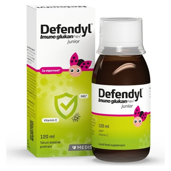 Defendyl Imunoglukan P4H Junior, 120 ml – pakiranje