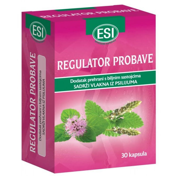 Regulator probave s dodatkom psilijuma (30 kapsula) - ESI - Vitashop