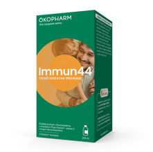 Immun44 sirup sastojci — prirodni vitamin C, vitamini, minerali _ kutija