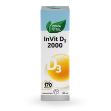 Zona Vital InVit D3 2000 oralni sprej 30 ml - Vitashop