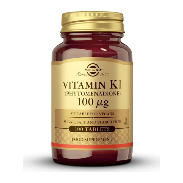 Solgar Vitamin K1 100 µg, 100 tableta – pakiranje