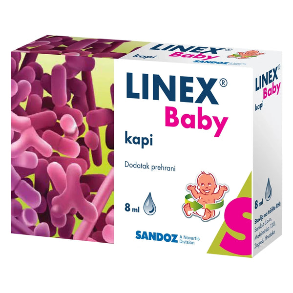 Linex Baby kapi, 8 ml – pakiranje