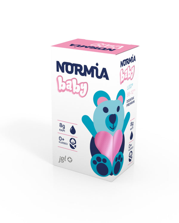 Normia Baby kapi, 10 ml – pakiranje