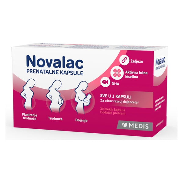 Novalac Prenatal, 30 kapsula – pakiranje