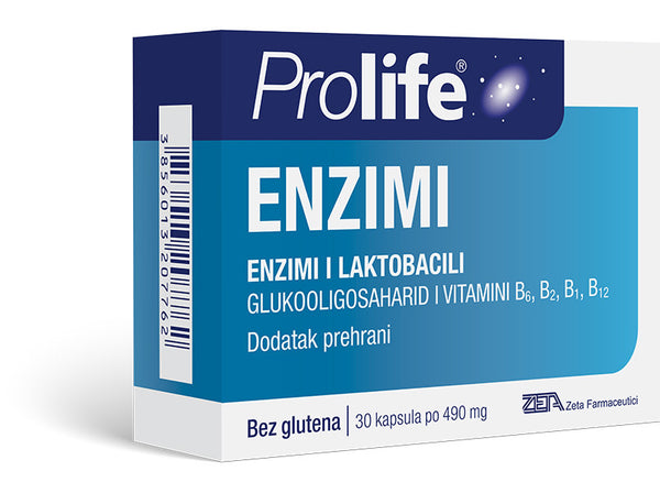 Prolife enzimi, 30 kapsula – pakiranje