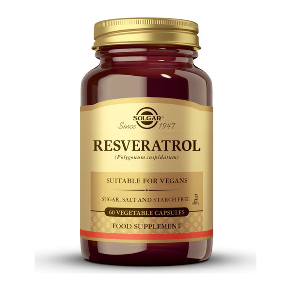 Solgar Resveratrol, 60 kapsula – bočica