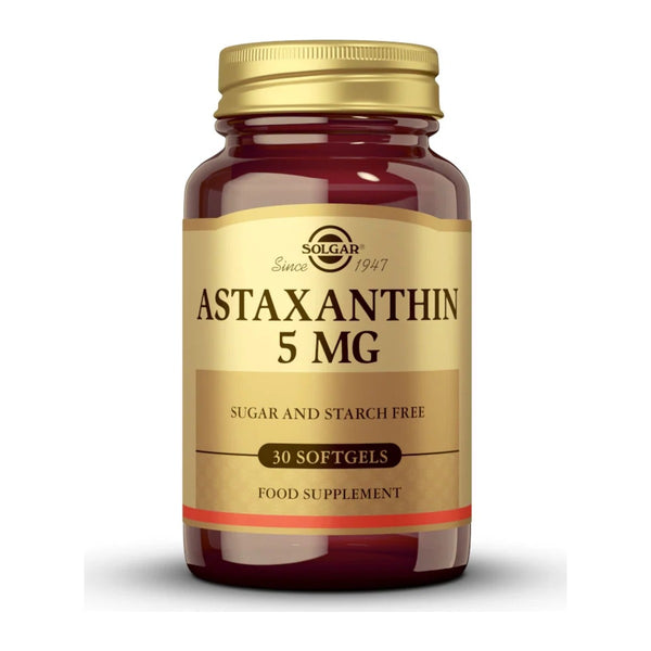 Solgar Astaksantin 5 mg, 30 kapsula – pakiranje
