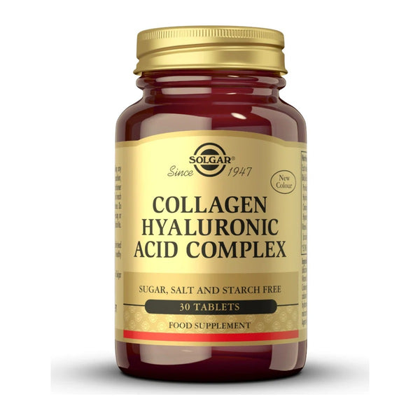 Solgar Collagen Hyaluronic Acid kompleks, 30 tableta – pakiranje