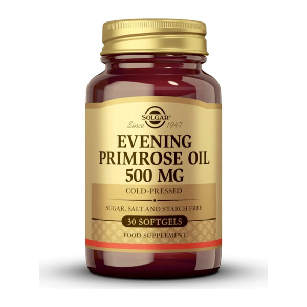 Solgar Ulje noćurka 500 mg (Evening Primrose Oil), 30 kapsula – pakiranje