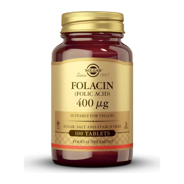 Solgar Folna kiselina 400 µg, 100 tableta – pakiranje