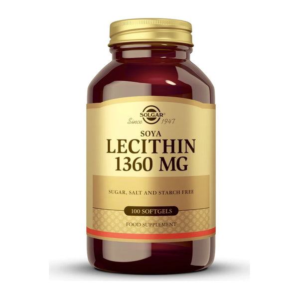 Solgar Lecitin 1360 mg, 100 kapsula – pakiranje