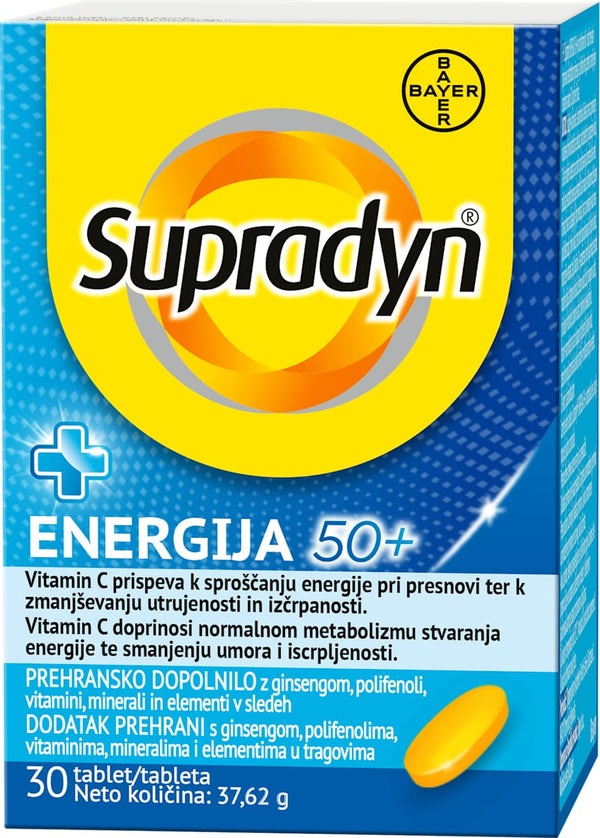 Supradyn Energija 50+ tablete, 30 kom