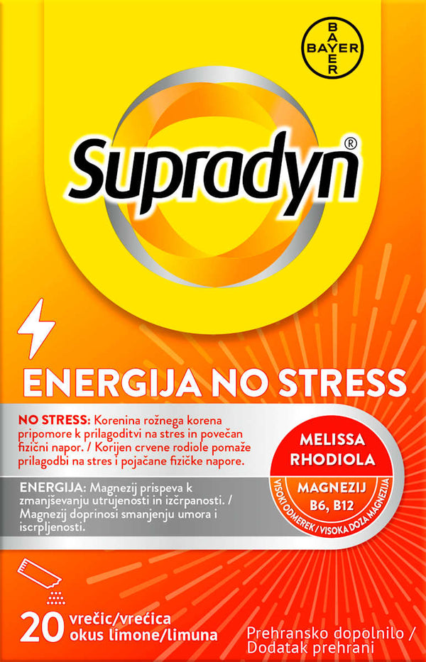 Supradyn Energija No Stress vrećice, 20 kom