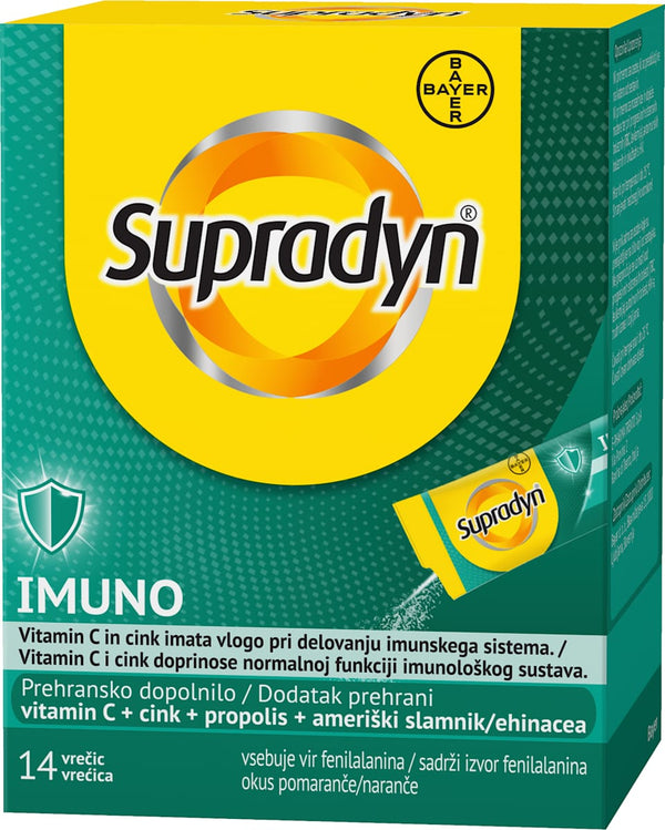Supradyn Imuno vrećice okus naranče, 14 kom