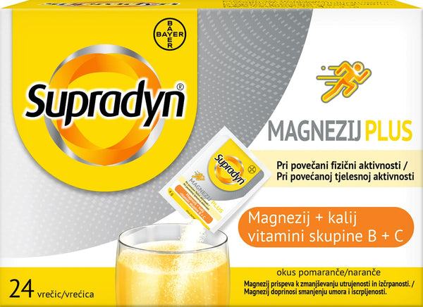 Supradyn Magnezij Plus vrećice, 24 kom