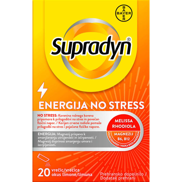 Supradyn Energija No Stress vrećice, 20 kom