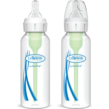 Dr. Brown’s bočice 250 ml – 2 kom, polipropilen, usko grlo - plava ili roza