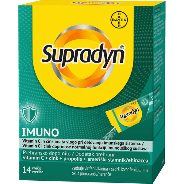 Supradyn Imuno vrećice okus naranče, 14 kom