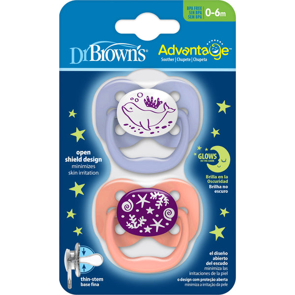 Dr. Brown's Advantage duda varalica 0 - 6 mjeseci, svijetli u mraku