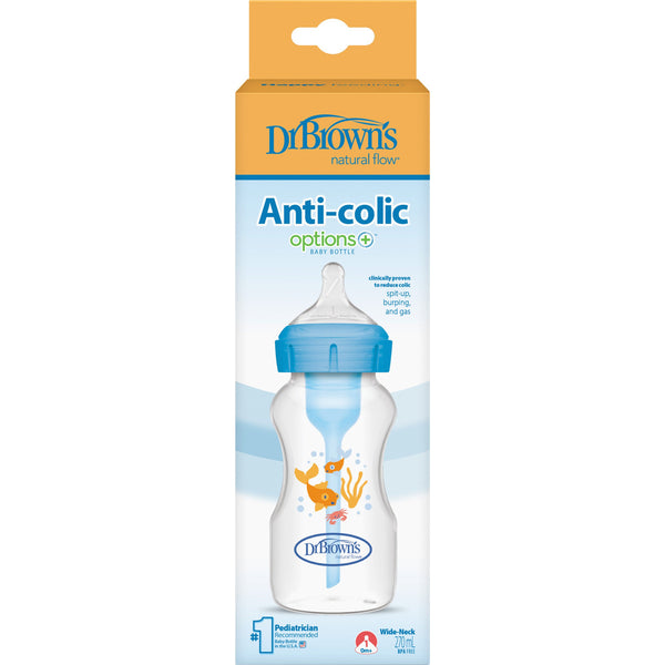 Dr. Brown’s bočica 270 ml – polipropilenska, široko grlo, zlatna ribica
