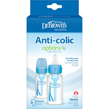 dr browns plastične bočice 120ml plave - usko grlo