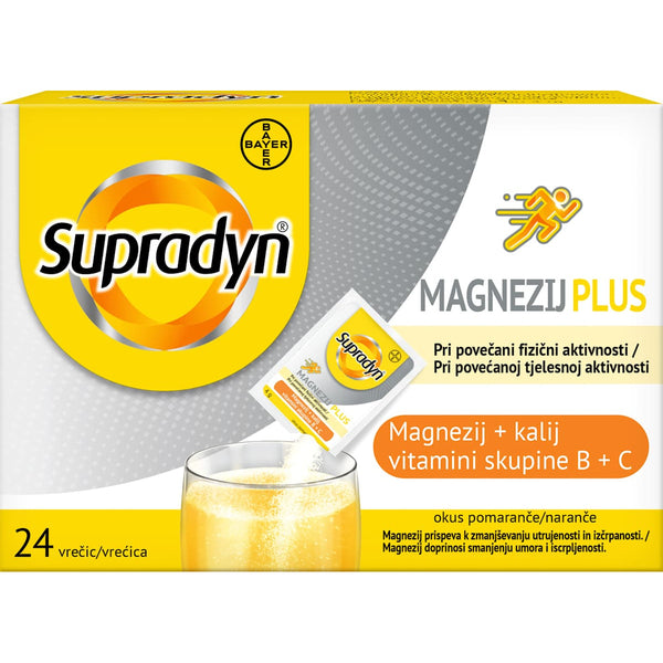 Supradyn Magnezij Plus vrećice, 24 kom