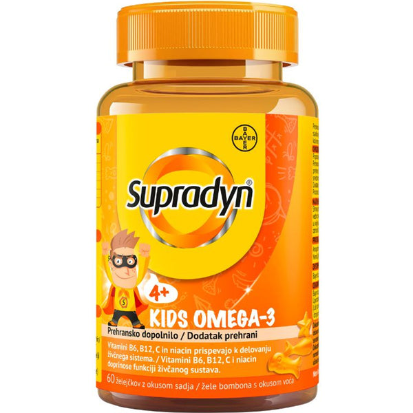 Supradyn Kids Omega-3 gumeni bomboni, 60 kom